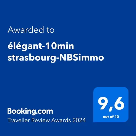 L'Elegant-Parking Prive- Strasbourg Centre 10Min-Nbsimmo Bischheim